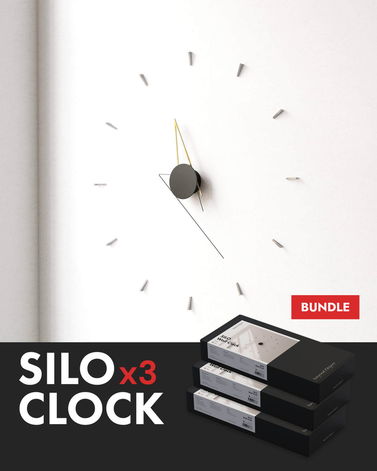 Silo Clock 3-Pack