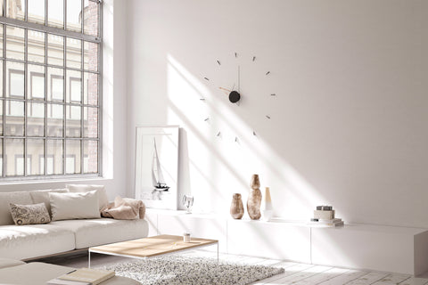 A kinetic sculpture that alters its shape through time